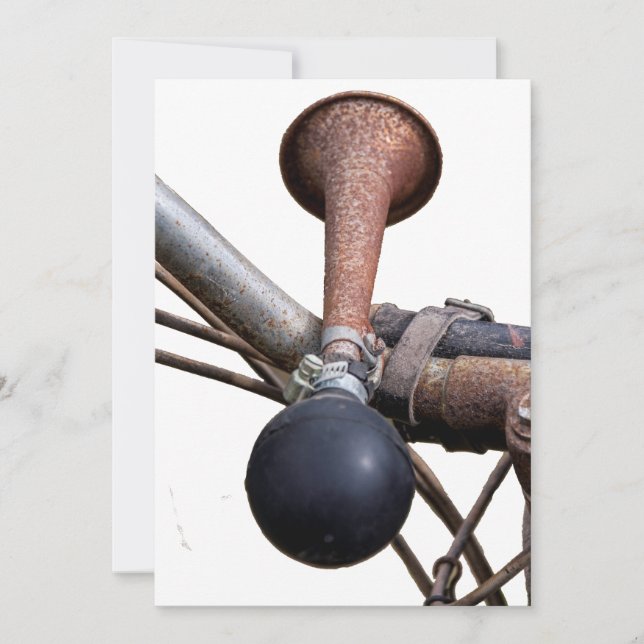 Horno de bicicleta de época (Anverso)