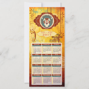 Horoscope Calendar Card 2017 ~ Leo