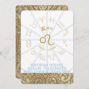 HOROSCOPE ~ Invitación al cumpleaños - Leo