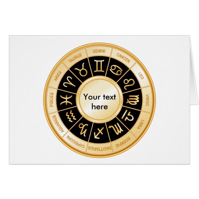 Horoscope Mandala (Anverso (Horizontal))