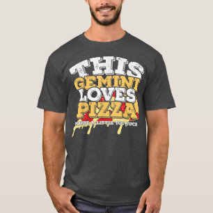 Horoscope Zodiac Rótulo Gemini Ama La Camiseta Piz