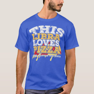Horoscope Zodiac Rótulo Libra ama la camiseta de P