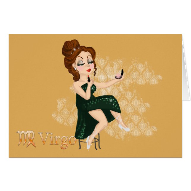 Horóscopo de belleza Signo de Virgo Zodiac (Anverso (Horizontal))