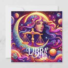 Horóscopo Rótulo Libra Zodiac Eéreo Arte místico