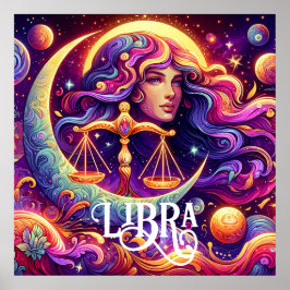 Horóscopo Rótulo Libra Zodiac Eéreo Arte místico