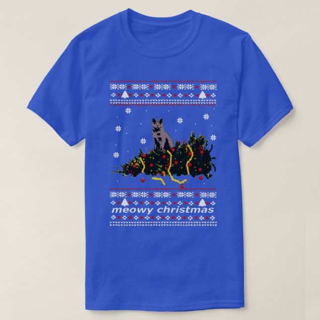 horrible árbol de navidad de suéter derribado por  (Diseño del anverso)