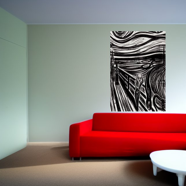 Horror en el puente | Poster de arte de IA (Subido por el creador)