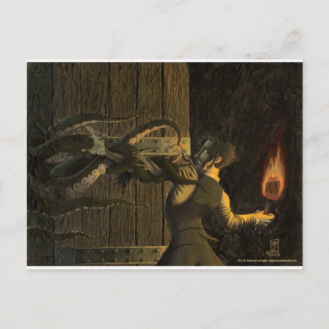 Horror más allá de la puerta - Postal (Anverso)