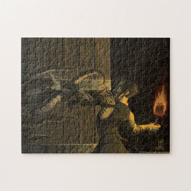 Horror más allá de la puerta - rompecabezas (Horizontal)