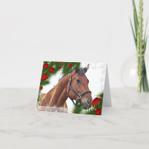 Horse Lover Ecuestre Cute Pony Feliz Navidad
