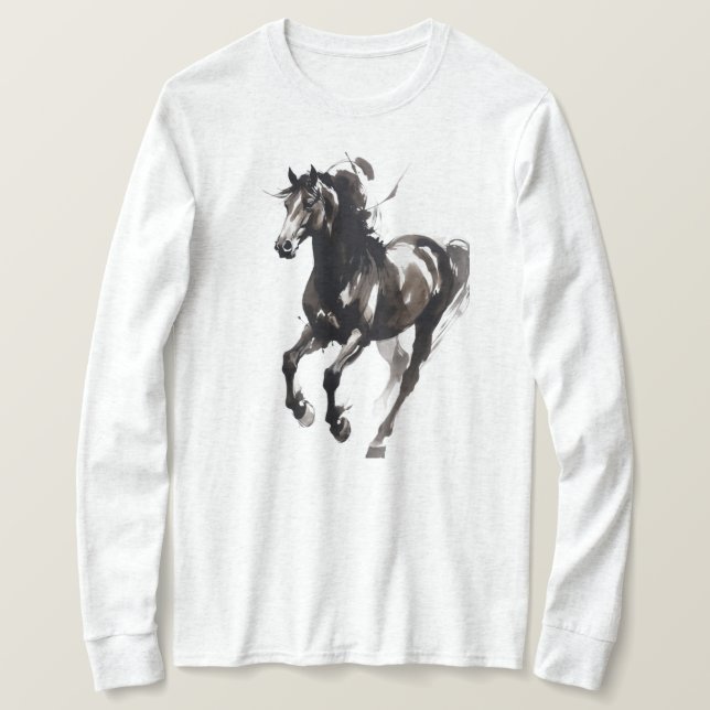 Horse Painting Long Sleeves Top (Anverso del diseño)