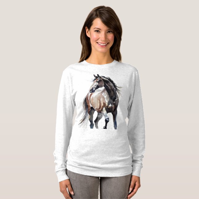 Horse Painting Long Sleeves Top (Anverso completo)
