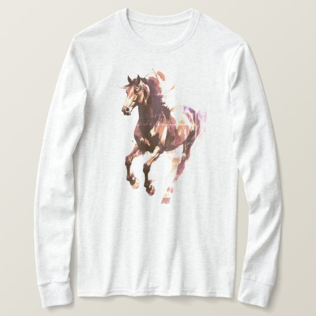 Horse Painting Long Sleeves Top (Anverso del diseño)