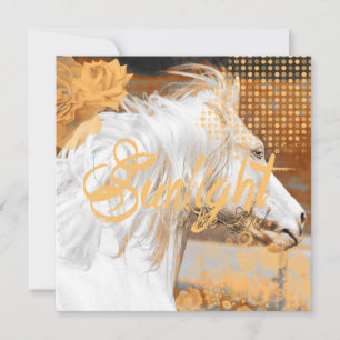 HORSE SERIE 3 - Tarjeta, saludo, invitación