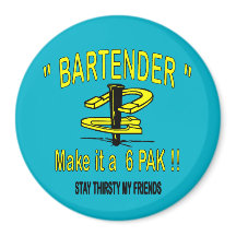 Horse Shoe Pitching 3" Redondo imán