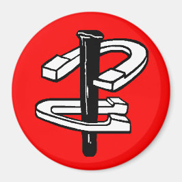 Horse Shoes imán de 3"