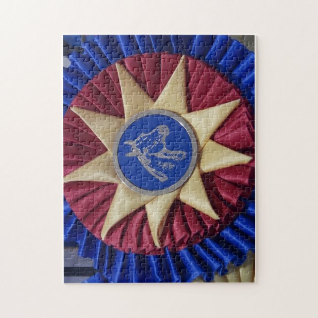 Horse Show Rosette Puzzle (Vertical)