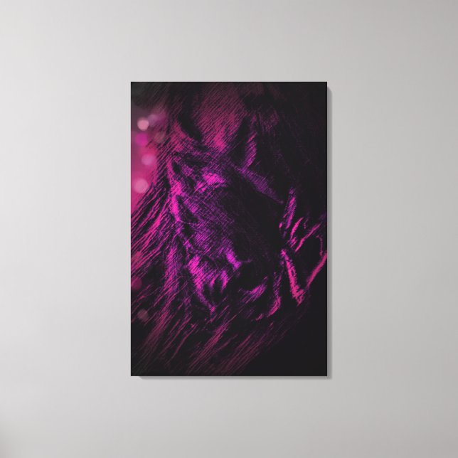 HorseOnPurple - Lienzo envuelto (Anverso)