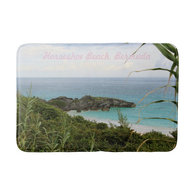 Horseshoe Beach, alfombra de baño de las Bermudas (Anverso)