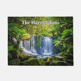 Horseshoe Falls alfombra de puerta de nombre perso