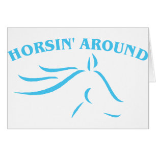 Horsin' Around (Blue)