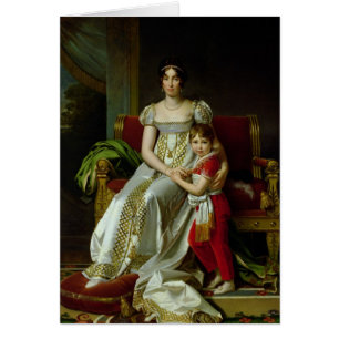 Hortense de Beauharnais y su hijo