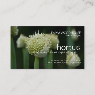 Hortus - Tarjeta de visita Allium
