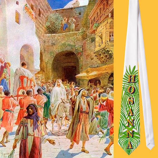 HOSANNA Corbata para el Domingo de Ramos (Subido por el creador)