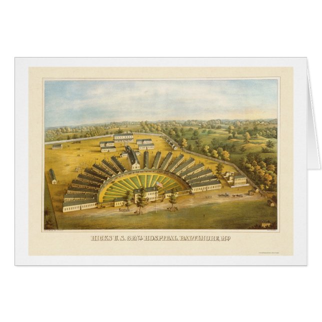 Hospital de los catetos en Baltimore. MD 1864 (Anverso (Horizontal))