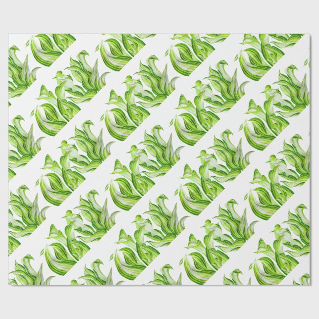 'Hosta con Mosta' en papel de envolver (Superficie plana)
