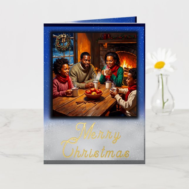 Hot Apple Cider Christmas Greeting (Flor pequeña)