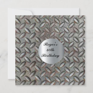 Hot Man 40.ª Invitación a la fiesta de cumpleaños