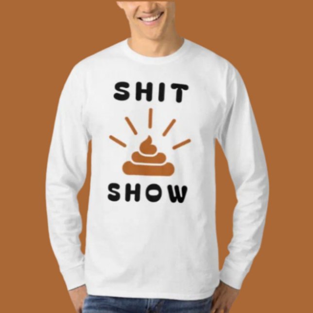 Hot Mess Express | Camiseta Divertida de Manga Lar (Subido por el creador)