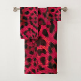 Hot Pink Leopard Print Faux