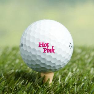 Hot Pink White Taylor Made TP5 pelotas de golf 12