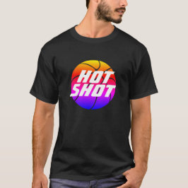 Hot Shot | Cita de básquetbol con camiseta de text