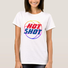 Hot Shot | Cita de básquetbol con camiseta de text