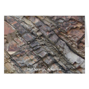 Hot Springs, AR Rock Layers Central Avenue