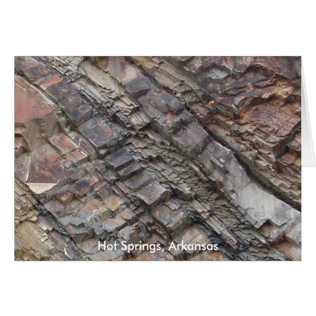 Hot Springs, AR Rock Layers Central Avenue (Anverso (Horizontal))