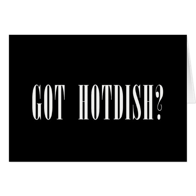 ¿Hotdish conseguido? (Anverso (Horizontal))