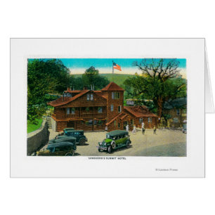 Hotel de la cumbre de Sandburg en la ruta de Ridge