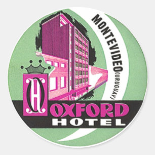 Hotel de Montevideo Uruguay O de los pegatinas del