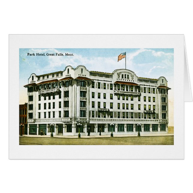 Hotel de parque, Great Falls, Montana (Anverso (Horizontal))