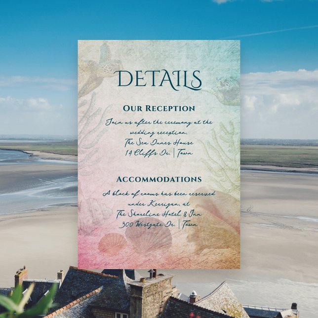 Hotel de recepción con detalles de los mares vivos (Subido por el creador)