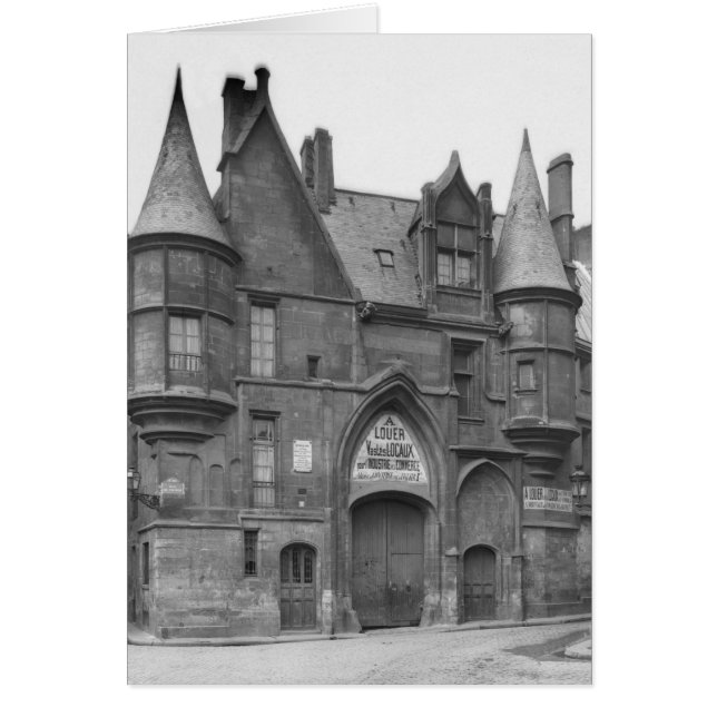 Hotel de Sens, finales del siglo XIX-principios (Frente)