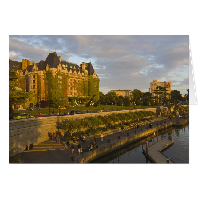 Hotel Empress y paseo marítimo del Inner Harbour, (Anverso (Horizontal))
