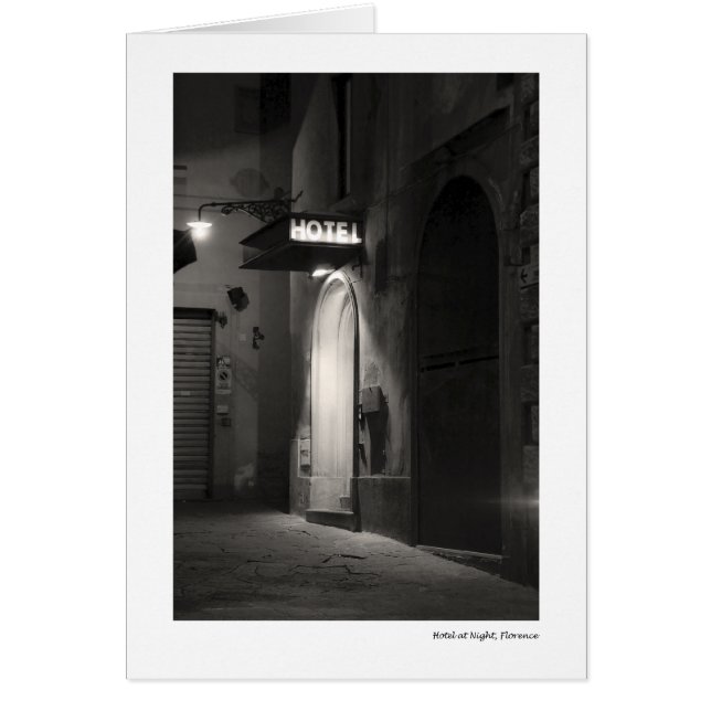 Hotel en la noche, Florencia (Frente)