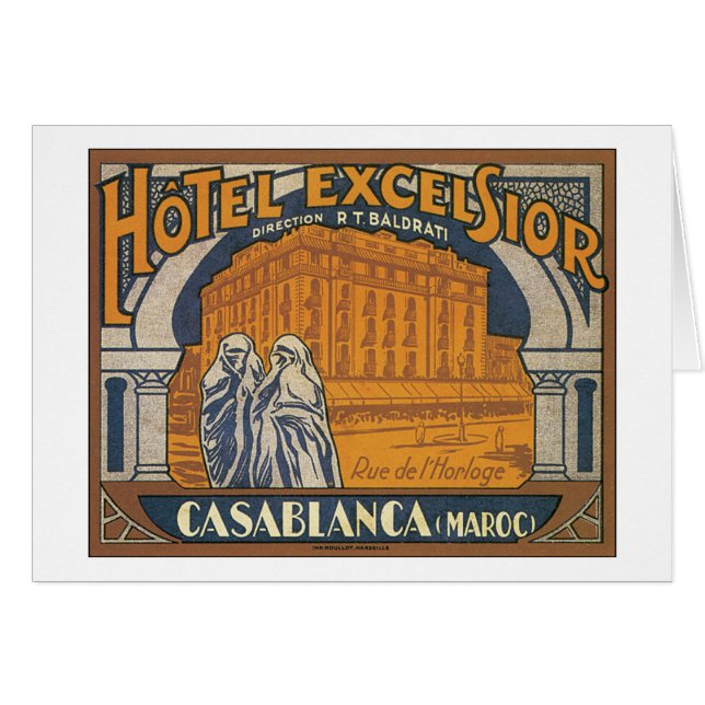 Hotel Excelsior Casablanca (Anverso (Horizontal))