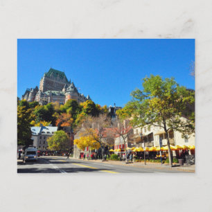 Hotel Frontenac Alto sobre la tarjeta postal de la