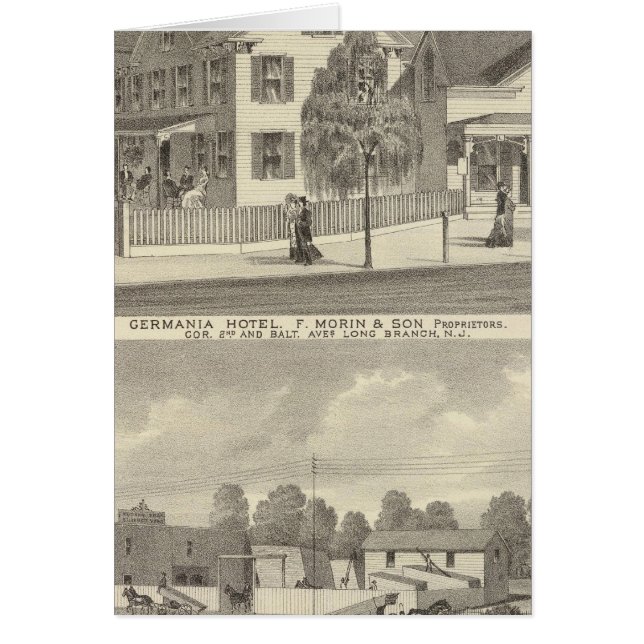 Hotel Germania, Long Branch y Hughes Brothers (Frente)
